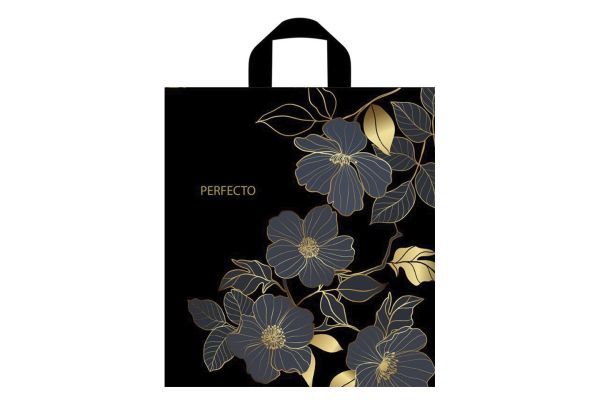 Пакет с петлевой ручкой 37*40 (95мкм) "Perfecto Цветы"