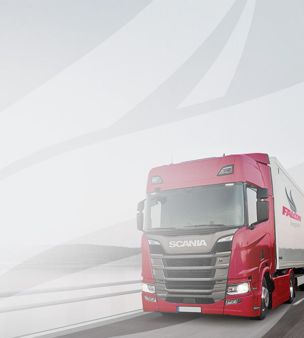 собственный автопарк FALCON LOGISTIC mobile