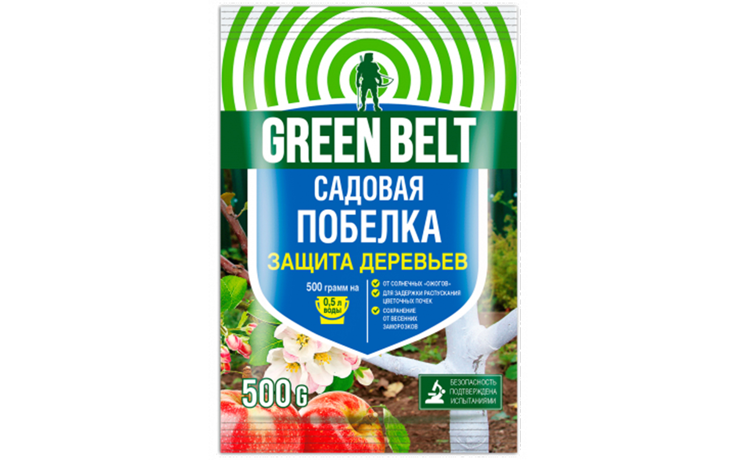 GREEN BELT Садовая побелка, пакет 500 гр, 01-492