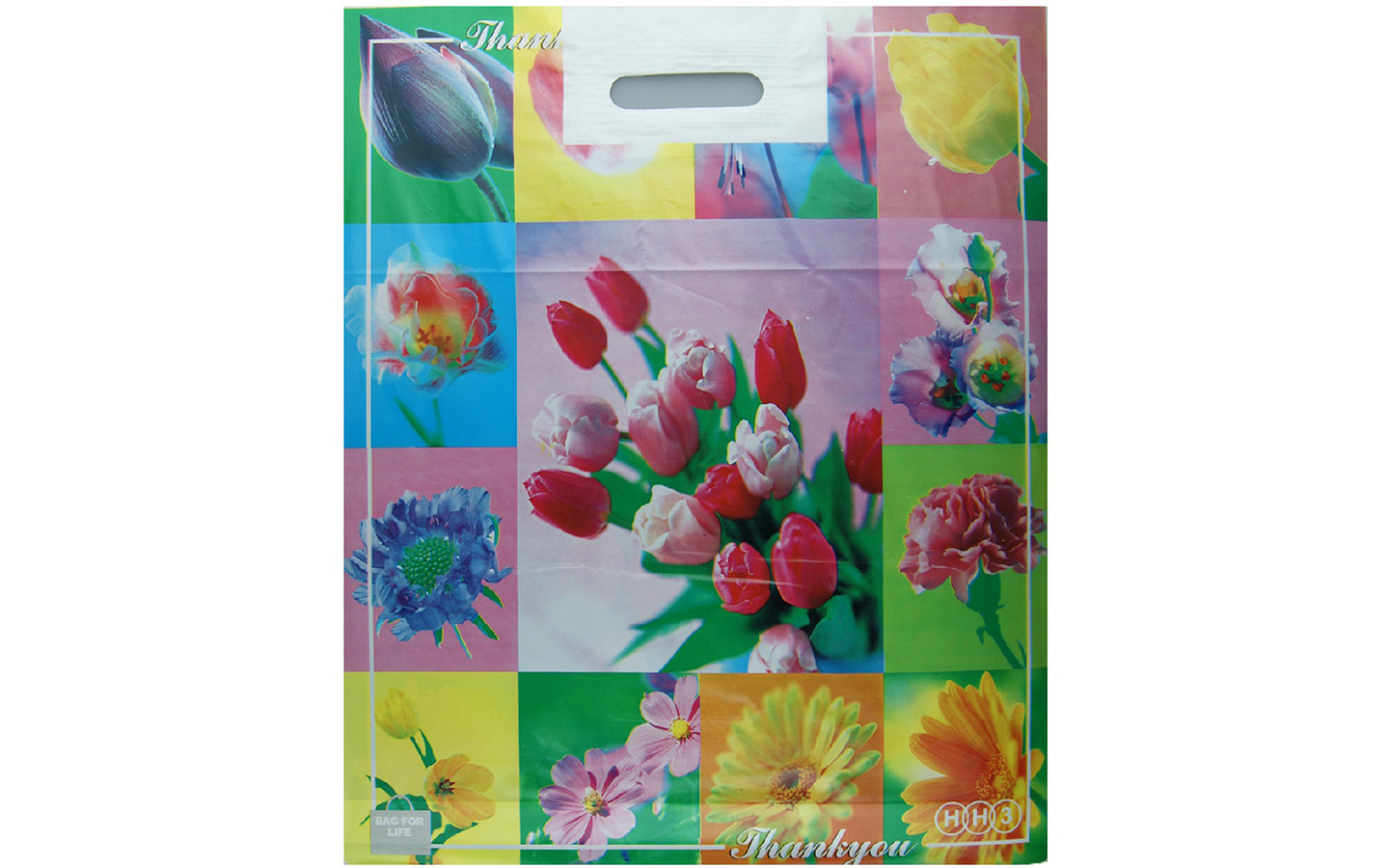 Пакет плотный 42*52 (80мкм) "Цветы" (081, 080)