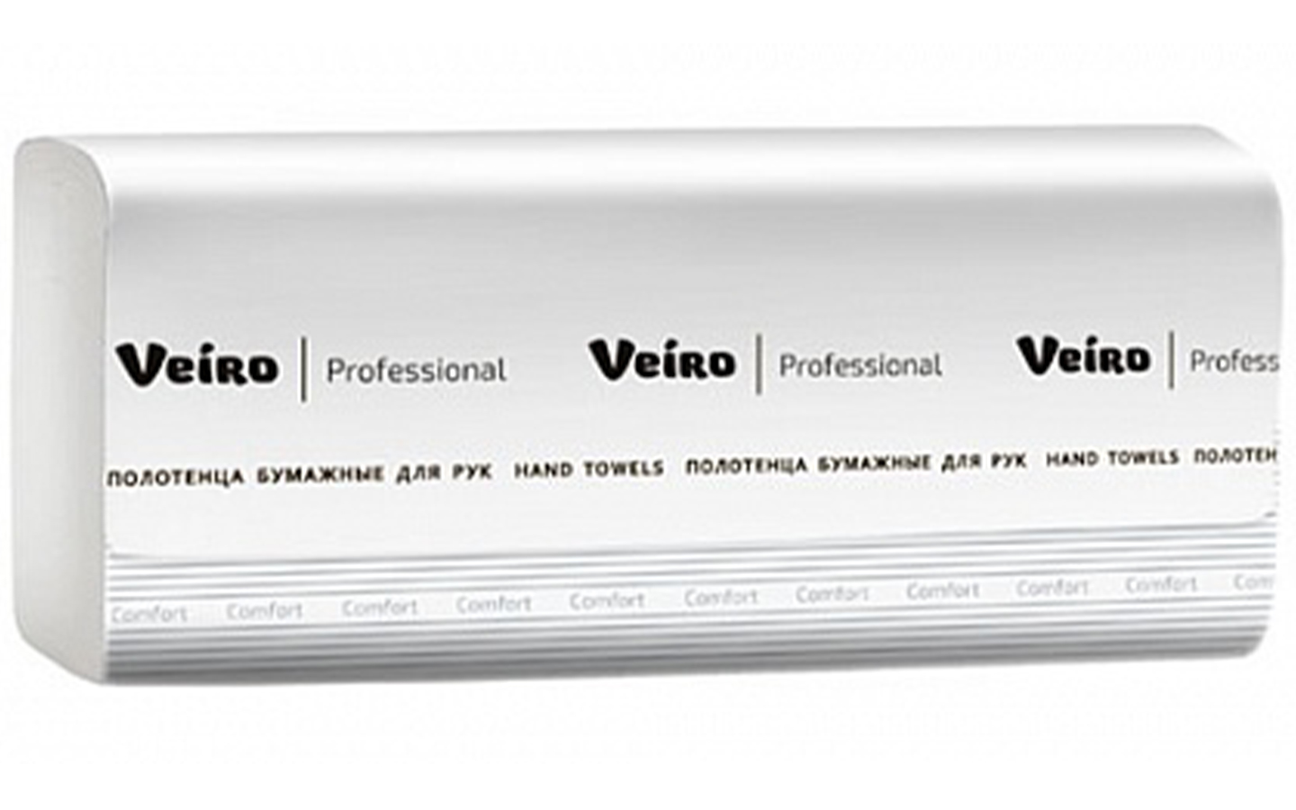 Бумажное полотенце "Veiro Professional", Z-сложение 2 слоя, (190 шт)