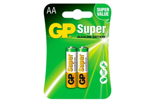 Батарейки GP Super, Alkaline, блистер, AA (2 шт.)