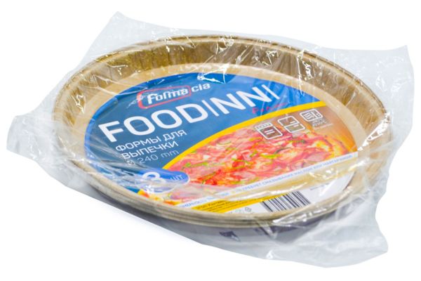 Одноразовая бумажная фoрма круглая, FOODINNI, V=0.7л., 3шт (C226-17P-3FDN)