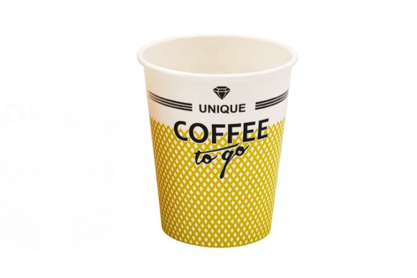 Стакан бумaжный 0,25л. D=80мм (50шт), Coffee To Go (Лига Пак)
