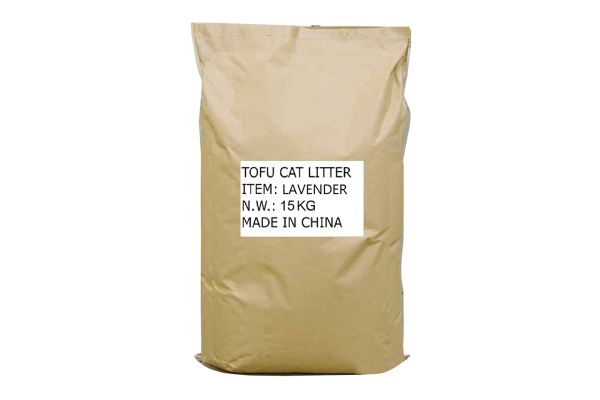 Наполнитель, СИНЬОР, тофу, 45л (15кг), Lavender