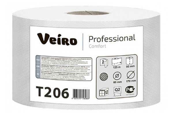Туалетная бумага "Veiro Professional" 2сл. 125м