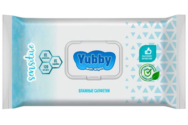 Влажные салфeтки Yubbу (120 шт)