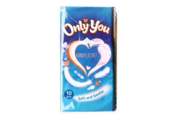 Бумажные платочки "Only You", двухслойные