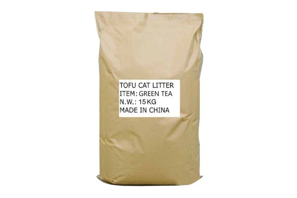 Наполнитель, СИНЬОР, тофу, 45л (15кг), Green tea