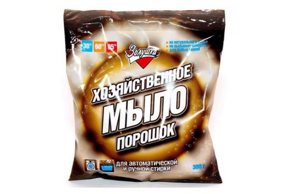 Мыло хозяйственное Золушка 300 г, порошок