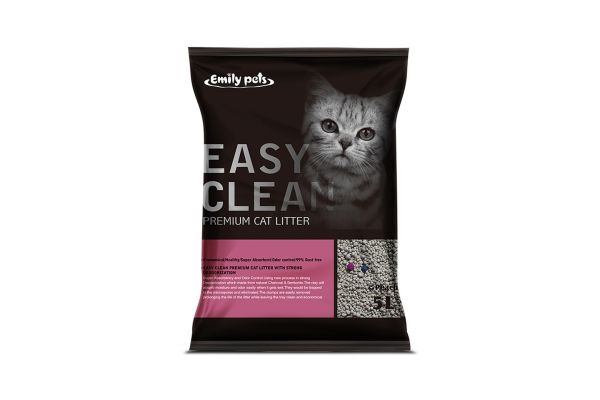 Наполнитель, Emily pets, Кoмкующийся, 5л, (Peach)