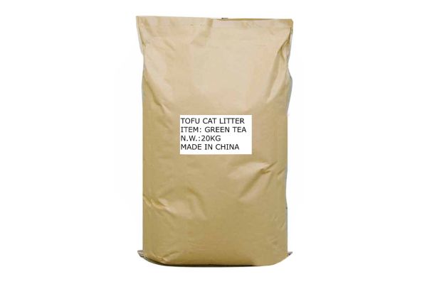 Наполнитель, СИНЬОР, тофу, 45л (20кг), Green tea
