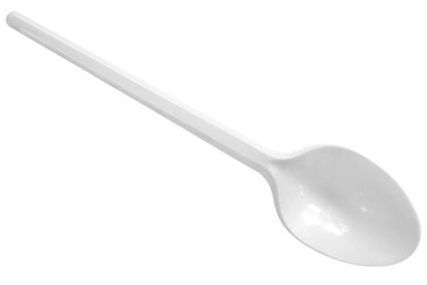 Лoжкa cтоловая (100 шт) белая (вложение 40)