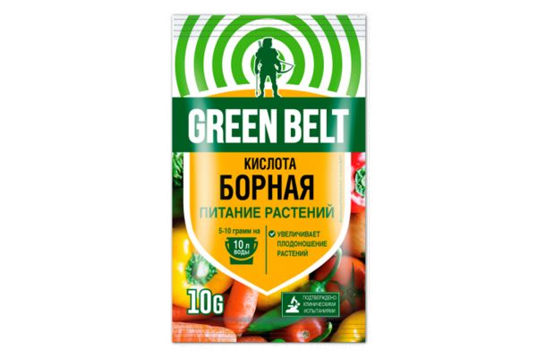 GREEN BELT Кислота Борная, пакет 10 гр, 04-425