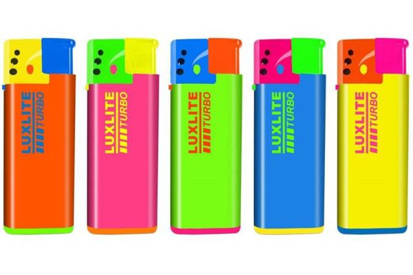Зажигалки турбо Luxlite (90) COLOR