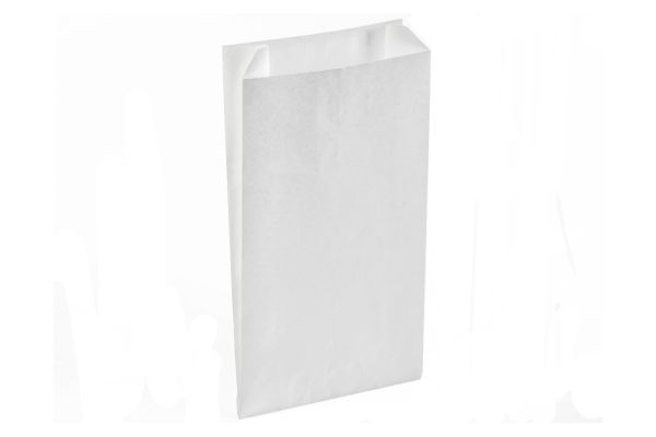 Пакет бумажный ламинированный 300*170*70мм, белый, (100шт)