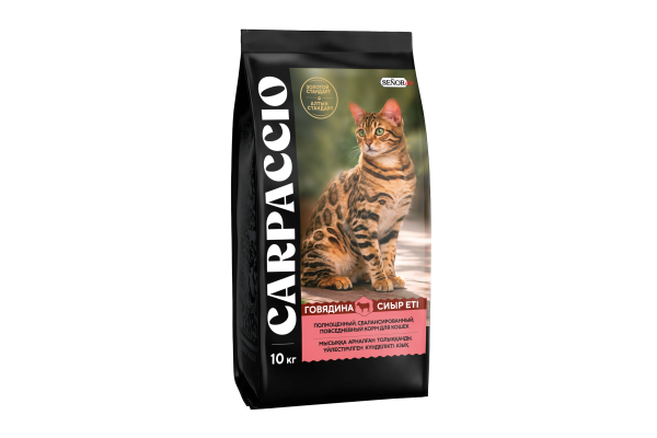 Сухой корм для кошек Carpaccio (Карпаччо) 10кг Говядина